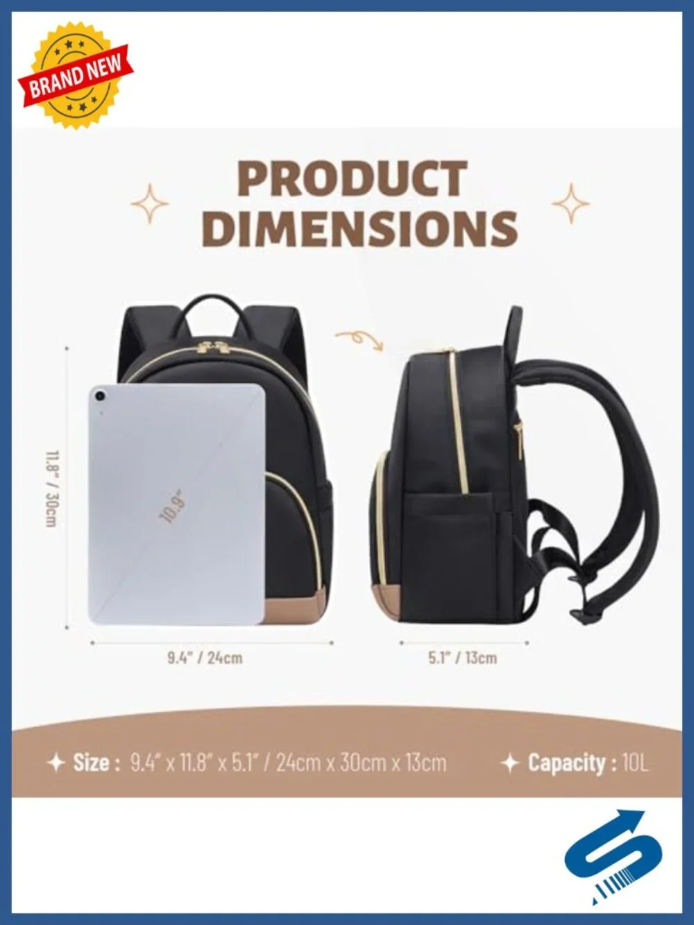 Mini Backpack for Women Lightweight Stylish Daypack Bookbag College Travel